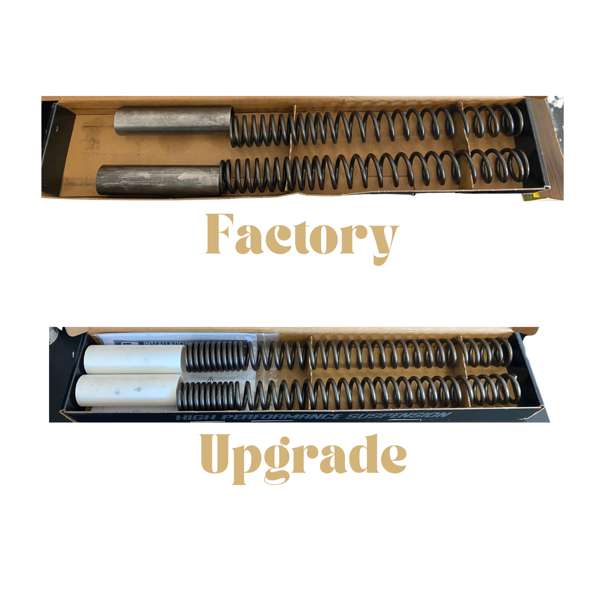 Progressive Suspension Heavy Duty Fork Spring Kit 49 mm – Schwerlast Gabelfedern für 49 mm Gabeln