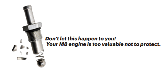 S&S Ölregel-Ventil für ölgekühlte M8-Motoren