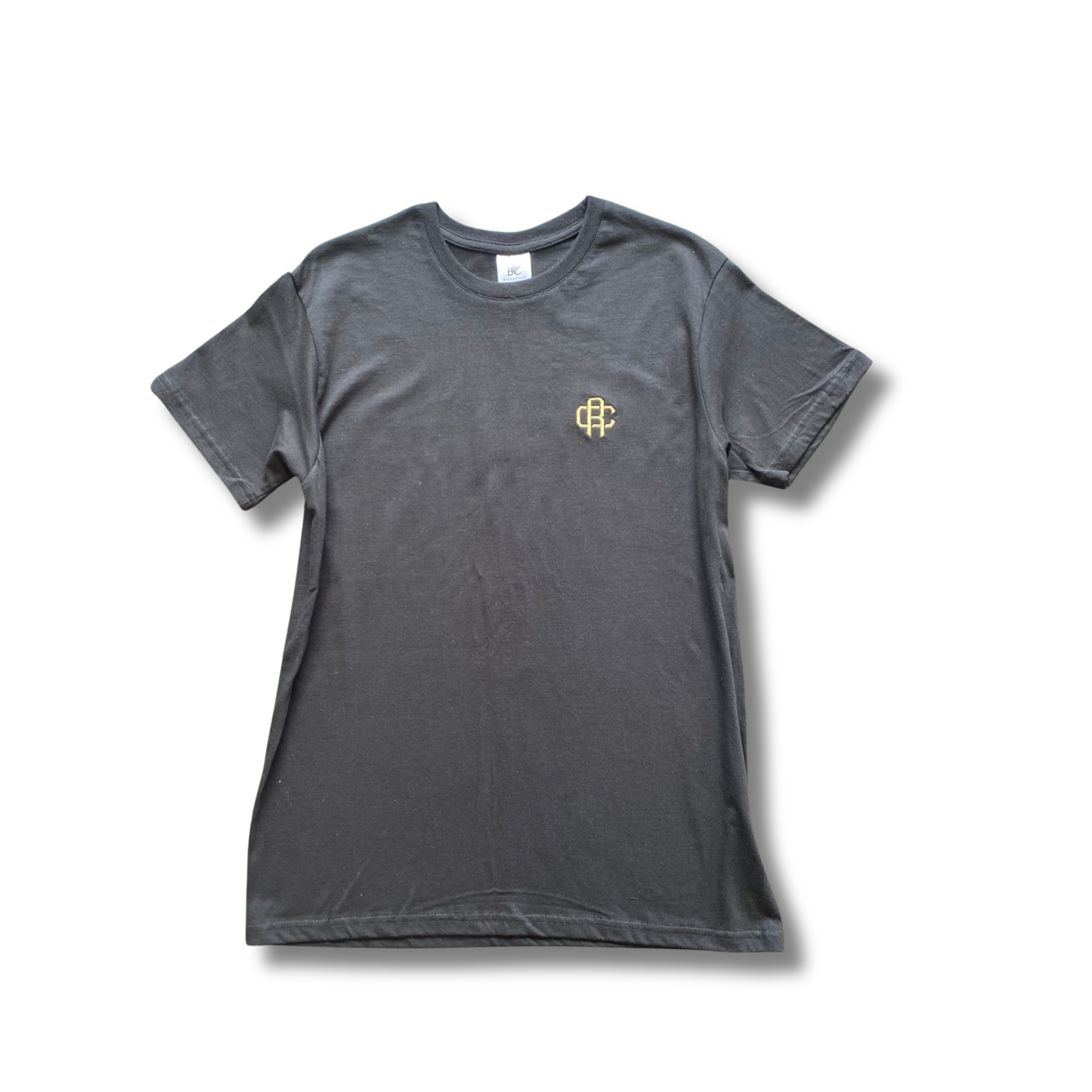 RealCustomeyer® Schwarzes Logo-Shirt – Kurzarm mit Rückendruck