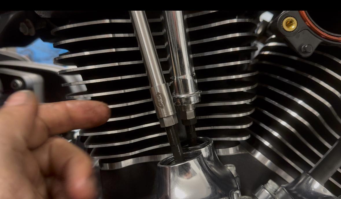 S&S Quickee verstellbares Stößelstangen-Set für Harley-Davidson Motoren